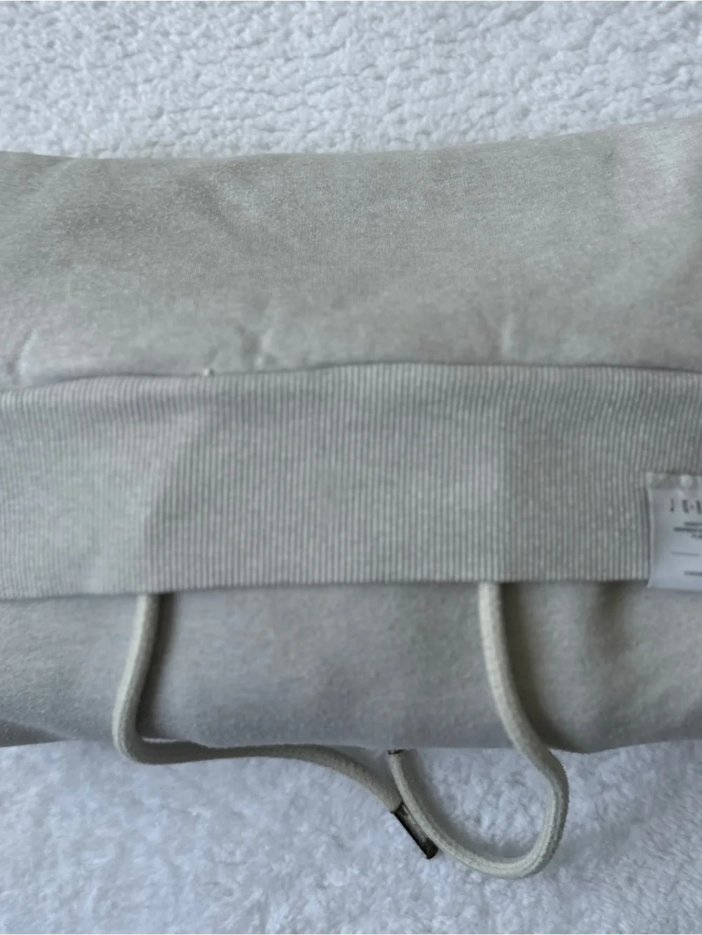 Nike Air Jordan Heavyweight Fleece Pullover Hoodie Cream Oatmeal Size Small